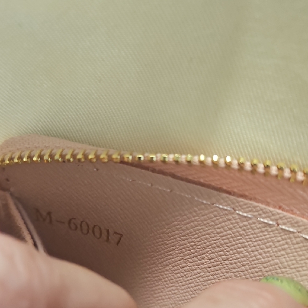 Blush Pink Monogram Zippy Wallet - Picture 7 of 7